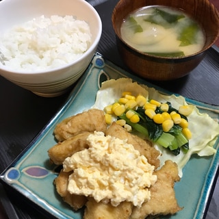 旦那さんに人気、チキン南蛮！